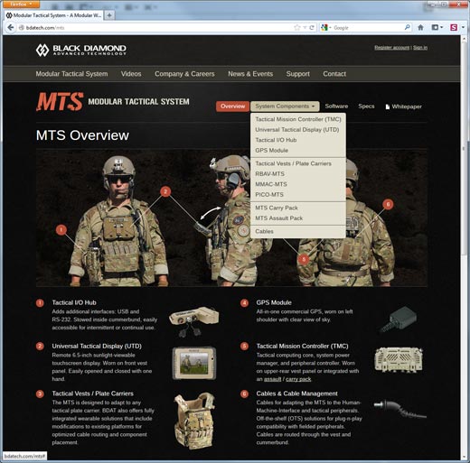 Black Diamond Advanced Technology website screenshot
